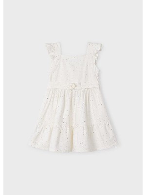 Mayoral Kız Çocuk Sırt Detaylı Volanlı Elbise