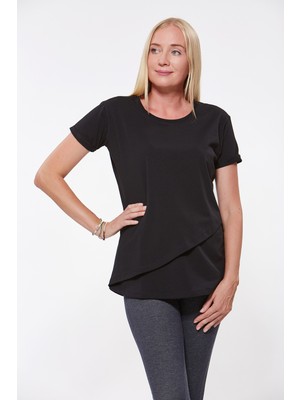 Motherway Emzirme Tişört Yumuşak Pamuklu Kumaş ile Rahat ve Şık Tasarım