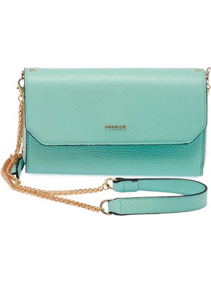 Tergan Yeşil  Kadın Çapraz Askılı Çanta - S23K1BC79900-T9D