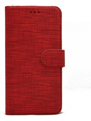 Teleplus Huawei P Smart 2019 Kılıf Holster Canvas Kartlıklı Fabric Cüzdan
