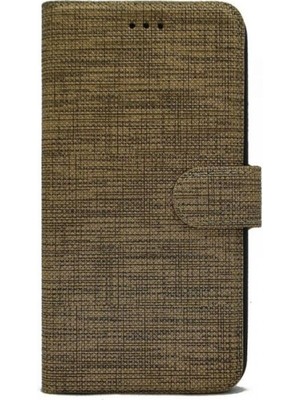 Teleplus Oppo A5 2020 Kılıf Holster Canvas Kartlıklı Fabric Cüzdan