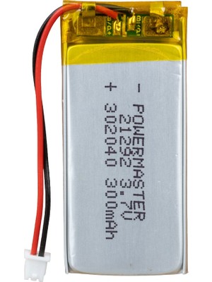 Powermaster 302040 3.7 Volt 300 Mah Lityum Polimer Pil