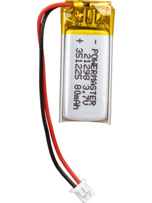 Powermaster 351225 3.7 Volt 80 Mah Lityum Polimer Pil