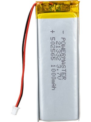 Powermaster 502565 3.7 Volt 1000 Mah Lityum Polimer Pil
