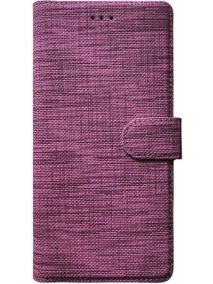Teleplus Xiaomi Redmi Note 12 Pro 4g Kılıf Holster Canvas Kartlıklı Fabric Cüzdan