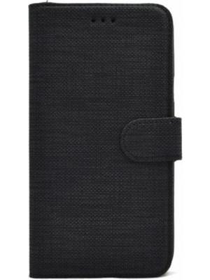 Teleplus Samsung Glaxy S22 Ultra Kılıf Holster Canvas Kartlıklı Fabric Cüzdan