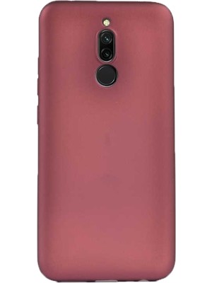 Teleplus Xiaomi Redmi 8 Kılıf Premier Silikon Esnek Arka Koruma Mürdüm