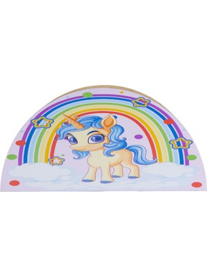 Berenden Deep Creations Çocuk Ahşap Masa Düzenleyici Organizer Masa Üstü Kalemlik & Organizer-Babyunicorn