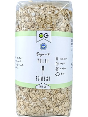OG natural Organik Yulaf Ezmesi 500 Gr