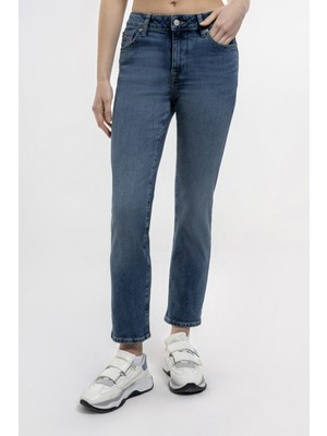 Loft Mom Slim Fit Kadın Pantolon Lf2036263 Lf2036263002