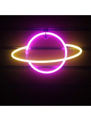 Xiyu Shop Beyaz Stil Rgb LED Neon Lamba Burcu Astronot Oyun Lambası Neon Duvar Işıkları Gece Lambası Odası Tatil Partisi Dekoru Için Serin Doğum Günü Noel Hediyesi (Yurt Dışından)