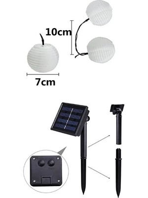 Xiyu Shop 6.5M30LED Tarzı Ilık Güneş LED Işık Açık Güneş Dize Işıkları Garland Fener Peri Işık Güneş Lambası Noel Işık Bahçe Dekor Için (Yurt Dışından)