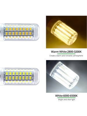 Xiyu Shop E14-56LED Stili E14-24LED'LER Smd V E27E14 LED Mısır Ampul Yüksek Parlaklık LED Işık Avize Ampuller E27 Ev Dekorasyon Ampul Için LED (Yurt Dışından)