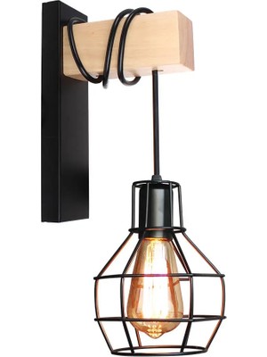 Xiyu Shop A Retro Vintage Duvar Lambası Endüstriyel Duvar Lambası Gölge Fikstürü Demir Loft Cafe Bar Ayarlanabilir Aplik Işıkları Wandlamp Dekorasyon LED (Yurt Dışından)