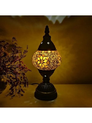 Xiyu Shop S4 Tarzı S8-A Türk Mozaik Masa Lambası Vintage Art Deco El Işi Lamparas De Mesa Mozaik Cam Romantik Yatak Lambası Lamparas Con Mozaikos (Yurt Dışından)