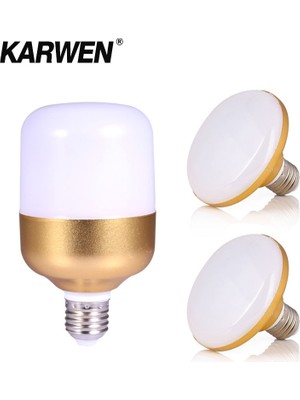 Xiyu Shop 12W Tarzı 5 Saat Karwen Bombillas LED Lamba E27 5W 10W 12W 15W 18W 20W 24W 30W 36W Ufo Lampada LED Ampul Ac 220V Soğuk Beyaz Küre Işık (Yurt Dışından)