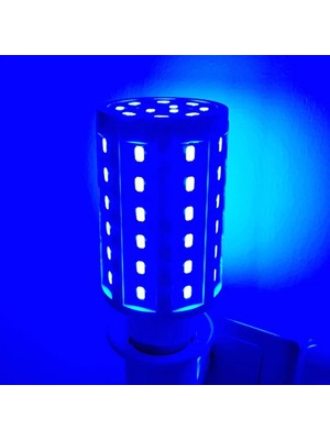 Xiyu Shop 15W Tarzı Mavi Iç Aydınlatma Ev Lambası Ac Spot Lamba E27 Kırmızımaviyeşilsarı LED Mısır Ampul Lampada Dekoratif Işık (Yurt Dışından)