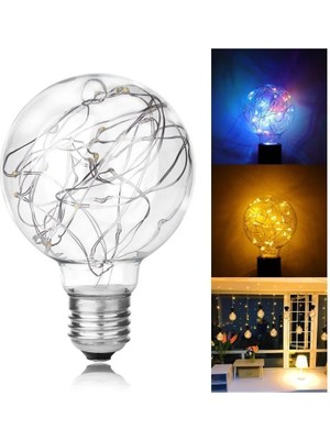 Xiyu Shop A80 Tarzı Pembe E27 LED Edison Dize Ampul A60 A80 G80 G95 Renkli Rgb Aydınlatma Bakır Tel Ampul Ev Dekor Tatil Düğün Gece Lambası (Yurt Dışından)