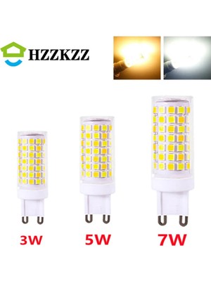 Xiyu Shop Beyaz Stil G9-7W Satış LED G9 Lamba Ampul Ac 220 V 3 W 5 W 7 W Md Seramik LED Ampul Avize Enerji Tasarrufu Için Halojen G9 Değiştirin (Yurt Dışından)