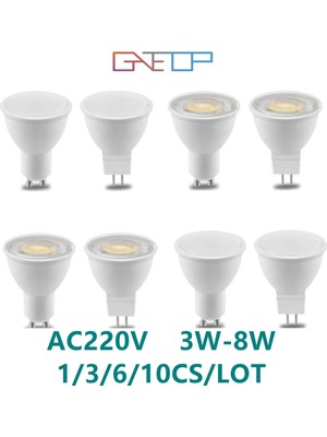 Xiyu Shop 7W Tarzı 3000K 1- GU10 MR16 Gu5.3 LED Lamba Spot Ampul Derece Lampara 220V Bombillas LED MR16 Lampada Spot Işık 3W 5W 6W 7W 8W (Yurt Dışından)