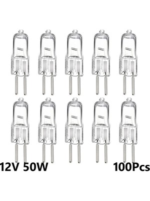 Xiyu Shop 50W Ack G4 Halojen Kapsül Ampuller LED Lambayı Değiştirin 12 V Enerji Tasarruflu Halojen Kapsül Ampuller Sıcak Beyaz (Yurt Dışından)