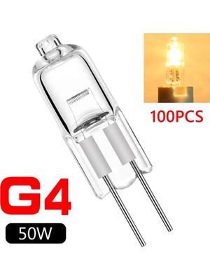 Xiyu Shop 50W Ack G4 Halojen Kapsül Ampuller LED Lambayı Değiştirin 12 V Enerji Tasarruflu Halojen Kapsül Ampuller Sıcak Beyaz (Yurt Dışından)