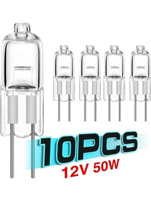 Xiyu Shop 50W Ack G4 Halojen Kapsül Ampuller LED Lambayı Değiştirin 12 V Enerji Tasarruflu Halojen Kapsül Ampuller Sıcak Beyaz (Yurt Dışından)