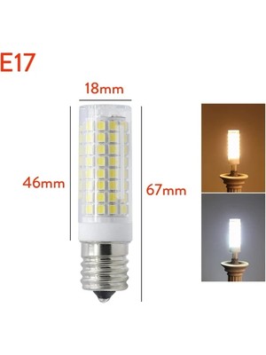 Xiyu Shop E11 Tarzı E17 LED Ampuller Mini Kısılabilir G4 G9 BA15D E11 E12 E14 E17 9W 102 LED Mısır Ampuller Ev Için 80W Halojen Lamv 110V Değiştirin (Yurt Dışından)