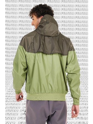 Nike Sportswear Windrunner Jacket Blue Green Kapüşonlu Erkek Ceketi Yeşil Haki