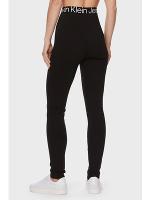 Calvin Klein Slim Fit Yüksek Bel Leggings Pantolon J20J222601BEH Kadın Pantolon J20J222601 Beh