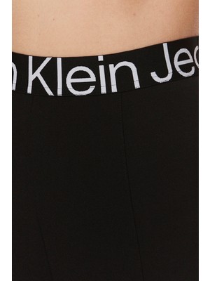 Calvin Klein Slim Fit Yüksek Bel Leggings Pantolon J20J222601BEH Kadın Pantolon J20J222601 Beh