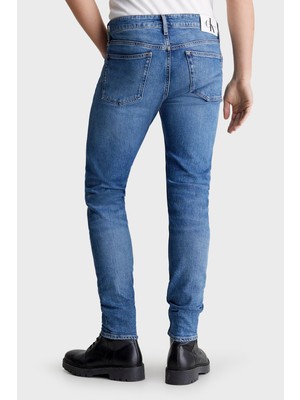 Calvin Klein Pamuklu Slim Tapered Jeans J30J3248451A4 Erkek Kot Pantolon J30J324845 1A4