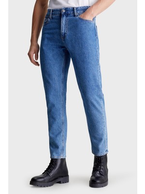 Calvin Klein Pamuklu Normal Bel Dad Jeans J30J3248411A4 Erkek Kot Pantolon J30J324841 1A4