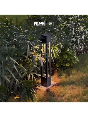 FoneLight AKA010 Bollard Aydınlatma Armatürü - IP65 Bahçe Aydınlatma Direği 60CM