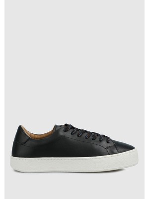 ProvoQ Siyah Deri Erkek Sneaker