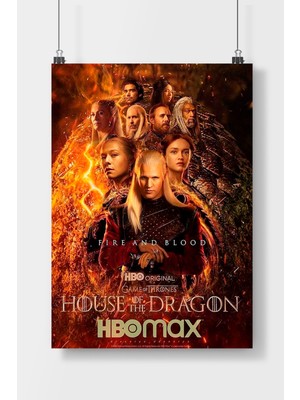 Poster City House Of The Dragon Dizi-Film Posteri - Çerçevesiz Parlak Fotoğraf Kağıdı