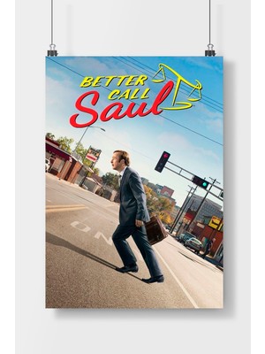 Poster City Better Call Saul Dizi-Film Posteri - Çerçevesiz Parlak Fotoğraf Kağıdı