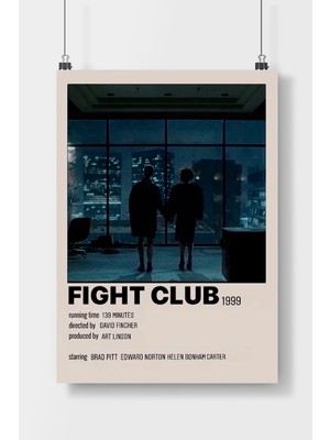 Poster City Fight Club Dizi-Film Posteri - Çerçevesiz Parlak Fotoğraf Kağıdı