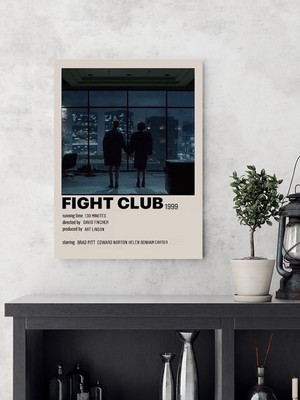 Poster City Fight Club Dizi-Film Posteri - Çerçevesiz Parlak Fotoğraf Kağıdı