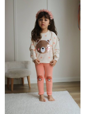 Lolipop Kids Store Kız Çocuk Ayıcıklı Taytlı Takım