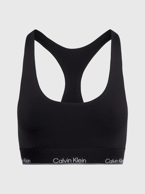 Calvin Klein Kadın Marka Logolu Elastik Bel Bantlı Siyah Spor Sütyeni 00GWS4K227-BAE