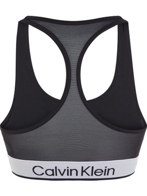 Calvin Klein Kadın Marka Logolu Elastik Bel Bantlı Siyah Spor Sütyeni 00GWS4K170-BAE