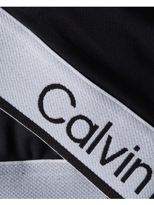 Calvin Klein Kadın Marka Logolu Elastik Bel Bantlı Siyah Spor Sütyeni 00GWS4K170-BAE