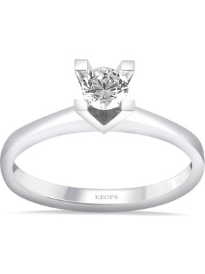 Keops Pırlanta G Renk 0.25 Karat Pırlanta Tektaş Yüzük