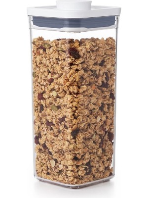 Oxo Pop Container Saklama Kabı Orta /Kısa Boy Kare 1, 6 L
