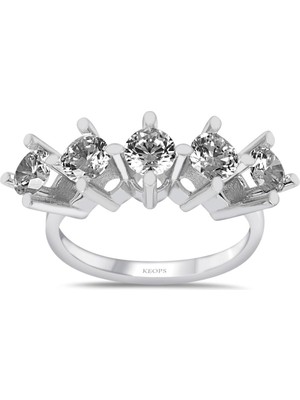 Keops Pırlanta E Renk 1.65 Karat Pırlanta Beştaş Yüzük - Hrd Sertifikalı