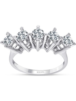 Keops Pırlanta E Renk 1.75 Karat Pırlanta Beştaş Yüzük - Hrd Sertifikalı