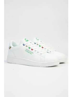 Benetton Beyaz Kadın Ayakkabı BNI-10060