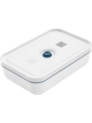 Zwilling Fresh & Save Vakumlu Yemek Taşıma Kabı L Düz Plastik Beyaz-Akdeniz Mavisi
