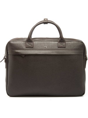 Tergan Kahve Deri Unisex Laptop Çantası - S1LC00002897-A42